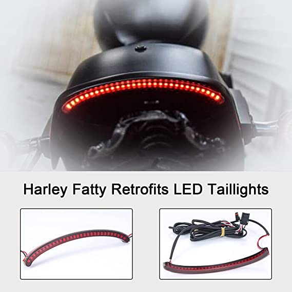 Fat bob taillight installation