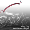 Fat bob taillight installation