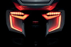 Motorcycle Lighting Accessory: Omni LED Run/Turn/Brake Light Saddlebag Accent Inserts for 2018-20 Honda Gold Wing Motorcycles
