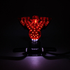 Red War bird Eagle motorcycle led taillight with license plate bracket