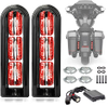 Motorcycle Rear Saddlebag Accent LED Light Insert Filler Support for Touring FLHTCU/L Electra Glide FLHT/L Road Glide FLTRUSE CVO FLHR Road King 2014-2022