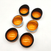 Turn Signal Lens Cover 2" Bullet Visor-Style Bezels Compatible for Harley Davidson Dyna Street Glide Road Softail Custom Cruiser 2000-2020