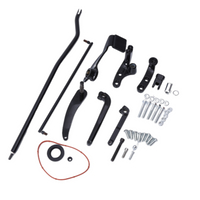 Motorcycle Forward Controls Pegs Levers Linkages Kit Set Fit for Harley Dyna Wide Glide FXDF Fat Bob Street Bob Low Rider 2006-2017