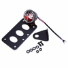Retro rear taillights Metal STOP round brake taillights Motorcycle modified For Harley