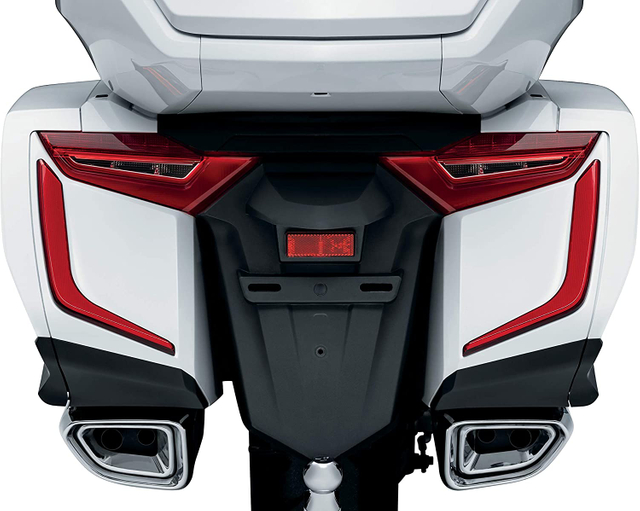 Motorcycle Lighting Accessory: Omni LED Run/Turn/Brake Light Saddlebag Accent Inserts for 2018-20 Honda Gold Wing Motorcycles