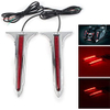 Motorcycle LED Rear End Saddlebag Accent Taillight Insert Brake Tail Light For HD 93-13 Street Road Electra Glide Road King FLHX
