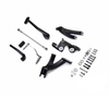Motorcycle Black Forward Control Foot pegs Levers Linkages For Harley Softail Street Bob FXBB 114 FXBBS Low Rider FXLR 107 FXLRS 117 2018-up
