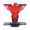 Red War bird Eagle motorcycle led taillight with license plate bracket