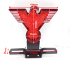 Red War bird Eagle motorcycle led taillight with license plate bracket