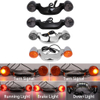 Motorcycle Integrated Turn Signals Brake Light Running Lamp Down Light Bar Fit for Harley Touring Street Road Glide 10-13 14-17
