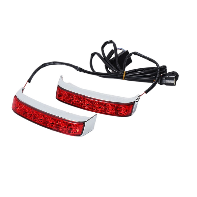 Saddlebag Housing Tail Run Brake Turn Light Lamp LED Len for Touring Street Road Glide CVO Electra Glide Ultra Classic Ultra Limited CVO 2014-2022