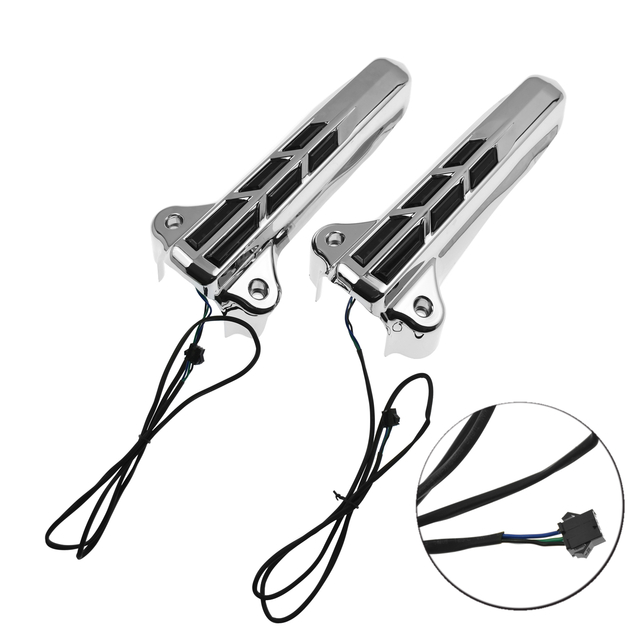 Front Lower Fork Leg Covers Slider LED For Harley Davidson Touring Road Glide Road King Street Glide Ultra Limited Electra Glide FLH FLHT FLHX FLHR 2014 up 