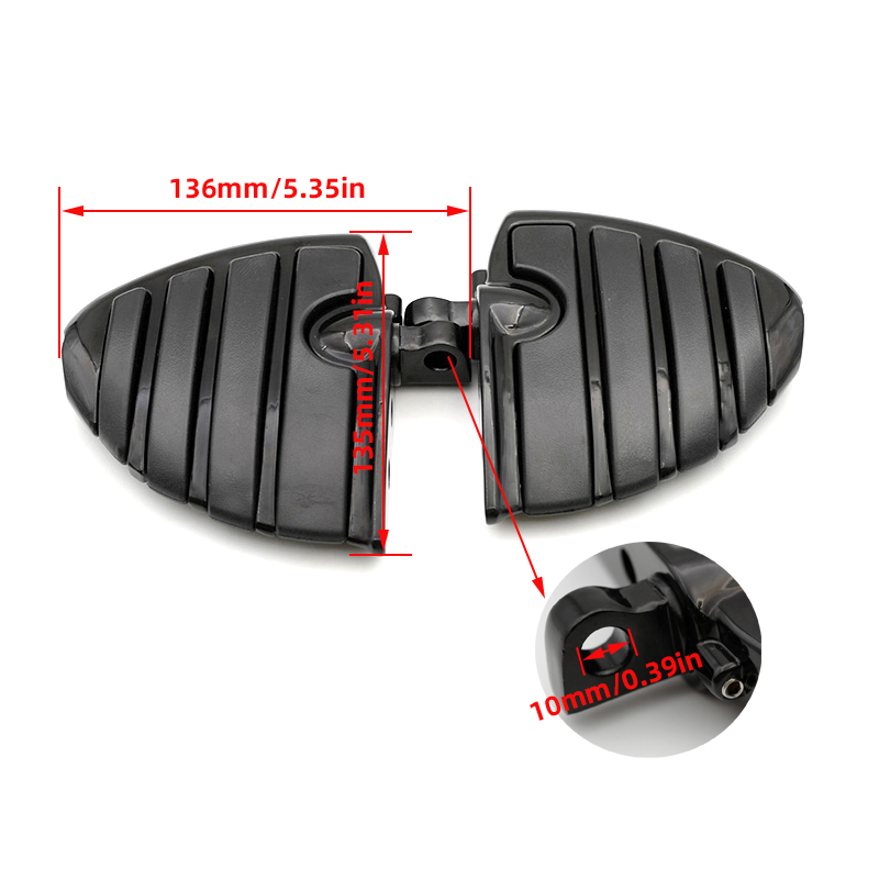 脚踏板-2亮黑参数（英寸对照）